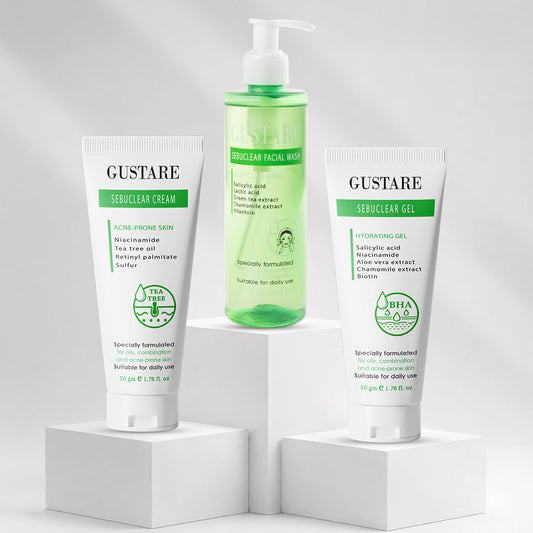 Sebuclear Oily & Acne-Prone Skin Routine | روتين البشرة الدهنية الكامل (سيبوكلير)